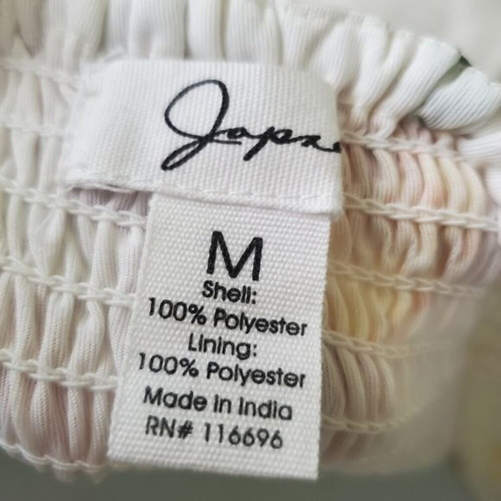 Japna Womens mini dress size medium lemons printed wrap adjustable straps nwt - Picture 4 of 13